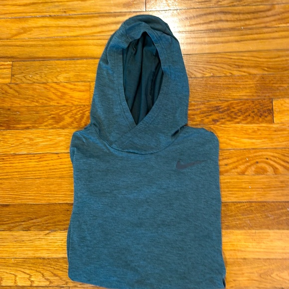 Nike Dry Fit Green Lightweight Pullover Hoodie - Small - Picture 3 of 5
